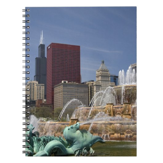 Carnet Fontaine de Buckingham située à Grant Park, (Devant)