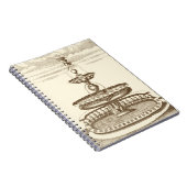 Carnet Fontaine de cour avec chérub ornemental (Côté Droit)