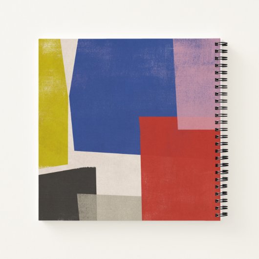 Carnet Foolscap - Colorblocs modernes (Dos)