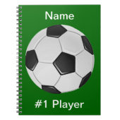 Carnet Football américain de soccer ou d'association (Devant)
