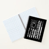 Carnet Football américain du drapeau (Intérieur)