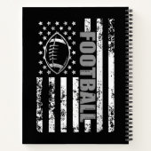 Carnet Football américain du drapeau (Dos)