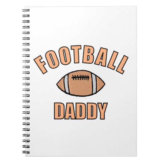 Carnet Football Daddy Dessin Et Texte (Devant)