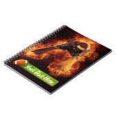 Carnet Football en feu (Côté gauche)