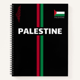 Carnet Football en Palestine libre - équipe du drapeau