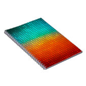 Carnet Football ou soccer multicolores Abstraits (Côté Droit)