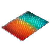 Carnet Football ou soccer multicolores Abstraits (Côté gauche)