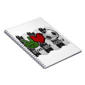 Carnet Football Paix et Amour (Côté Droit)