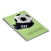 Carnet Football / Thème football ballon (Côté Droit)