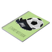Carnet Football / Thème football ballon (Côté gauche)
