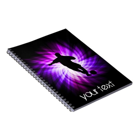 Carnet Football violet cool (Côté Droit)