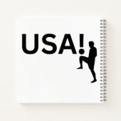 Carnet footballeur américain (Dos)