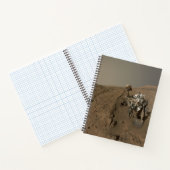 Carnet Forage sur Mars Curiosity Paysage martien rouge (Intérieur)