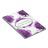 Carnet Forest Purple Heart Leaf Tree Wedding (Côté Droit)