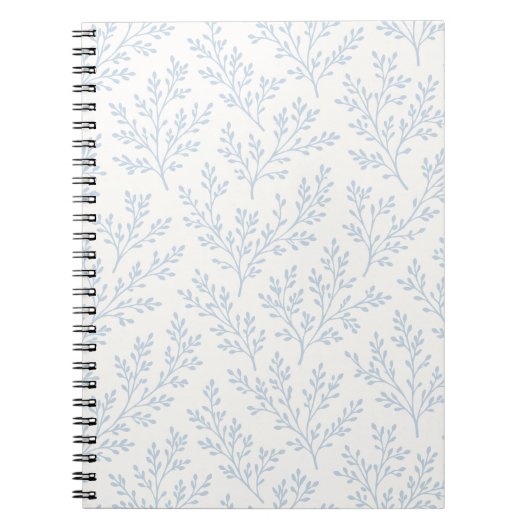 Carnet Forest Sprigs Dusty Blue - Neutre (Devant)
