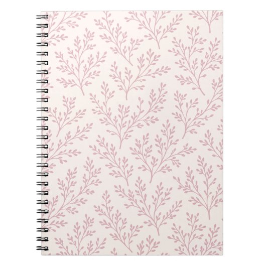 Carnet Forest Sprigs Muted Rose - Neutre (Devant)