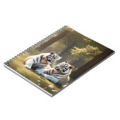 Carnet Forest Stillness – White Tigers Notebook (Côté gauche)