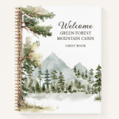 Carnet Forest Vacation Rental House Guest Book (Devant)
