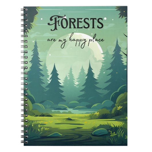 Carnet Forests Are My Happy Place (Devant)
