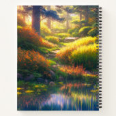 Carnet Forêt avec terrain bissé au soleil (Dos)