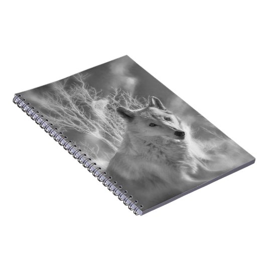 CARNET FORÊT BLANCHE EN BOIS BLANC (Côté Droit)