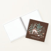 Carnet Forêt boisée rustique Animaux Bébé Première année  (Intérieur)