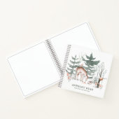 Carnet Forêt boisée rustique Animaux Bébé Première année (Intérieur)