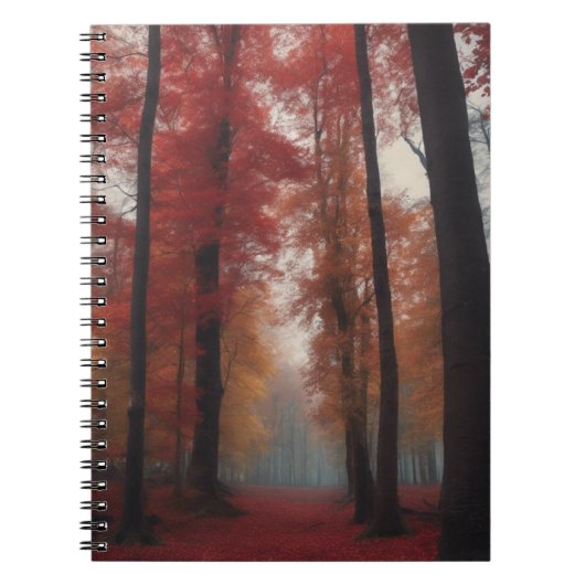 Carnet Forêt cramoisie (Devant)