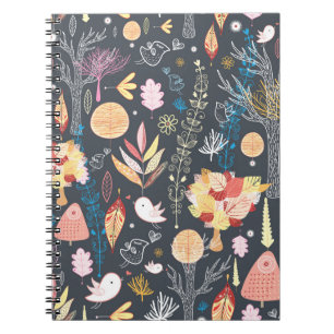 Carnet Forêt d'automne : Beauté saisonnière texturée.