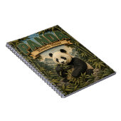 Carnet Forêt de bambou de Panda POPCUT (Côté Droit)