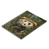 Carnet Forêt de bambou de Panda POPCUT (Côté gauche)