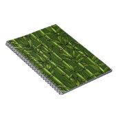 Carnet Forêt de bambou en vert (Côté Droit)