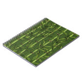 Carnet Forêt de bambou en vert (Côté gauche)