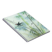 Carnet Forêt de bambou - vert (Côté Droit)