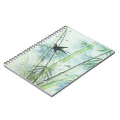 Carnet Forêt de bambou - vert (Côté gauche)