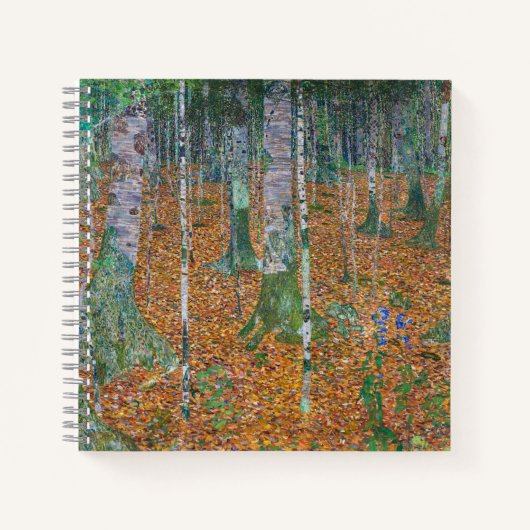 Carnet Forêt de Birch | Gustav Klimt | (Devant)