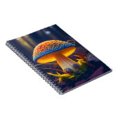 Carnet Forêt de champignons Calme Nature paisible Zen (Côté Droit)