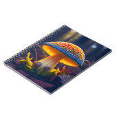 Carnet Forêt de champignons Calme Nature paisible Zen (Côté gauche)