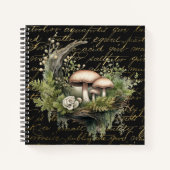 Carnet Forêt de champignons enchantée (Devant)