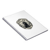 Carnet Forêt de champignons Fée Chat Drôle Chat Graphique (Côté Droit)