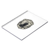 Carnet Forêt de champignons Fée Chat Drôle Chat Graphique (Côté gauche)