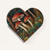 Carnet Forêt de champignons rétro (Devant)
