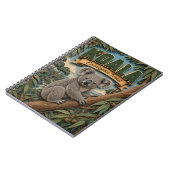 Carnet Forêt de eucalyptus de koala POPCUT (Côté gauche)