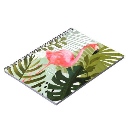 Carnet Forêt de Flamant rose (Côté gauche)