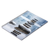 Carnet Forêt de galets de roches Tranquille (Côté gauche)