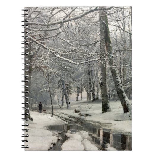 Carnet Forêt de hêtres, hiver par Anders Andersen-Lundby (Devant)
