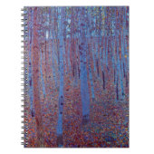 Carnet Forêt de hêtres par Gustav Klimt, Art Nouveau Vint (Devant)