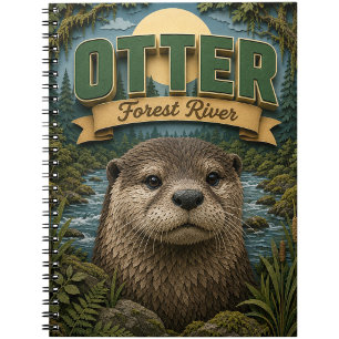 Carnet Forêt de loutres rivière Popcut