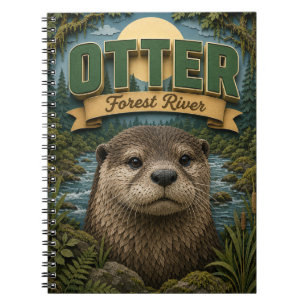 Carnet Forêt de loutres rivière Popcut