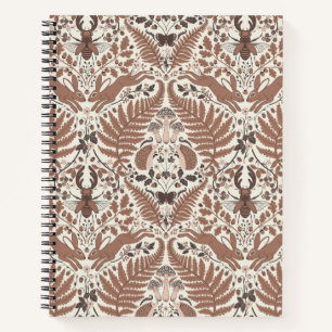 Carnet Forêt de mousse de Mocha/Bois et plantes